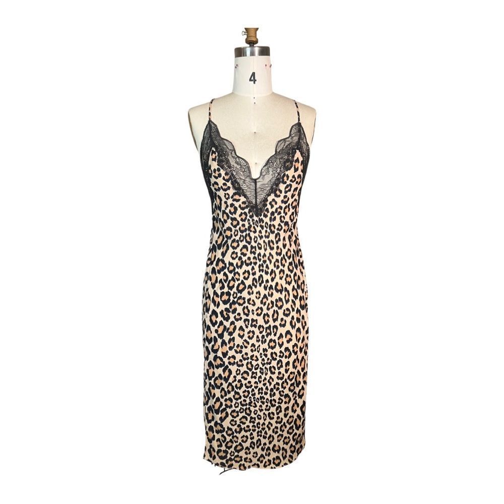 B2 Victoria Secret Leopard Cheetah Slip Dress in small